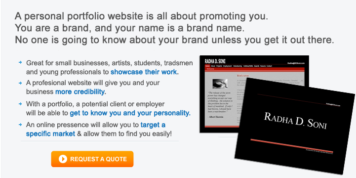 portfolio website design